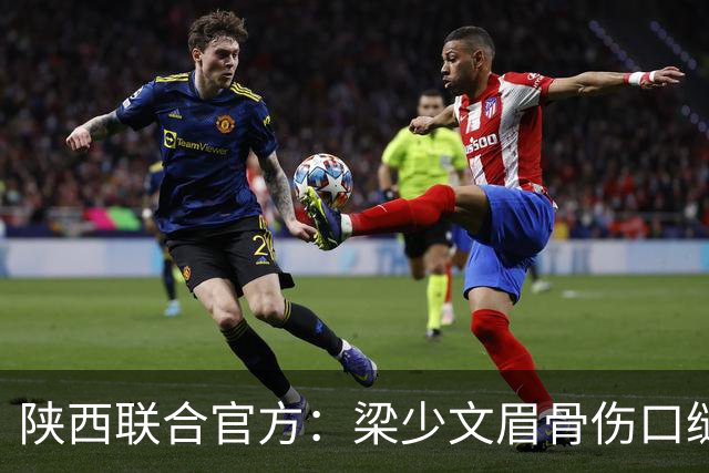 陕西联合官方：梁少文眉骨伤口缝合40针，预计5-7天拆线