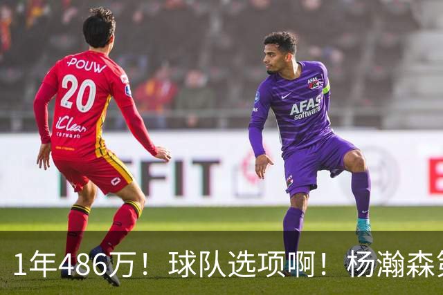 1年486万！球队选项啊！杨瀚森第一个生涯转折点